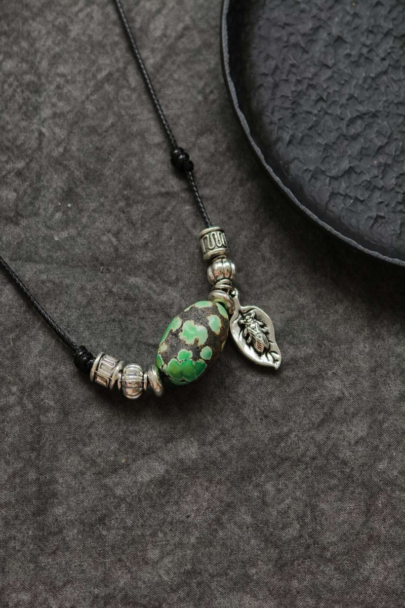 Collana in turchese naturale grezzo | Ly·coure del Tibet